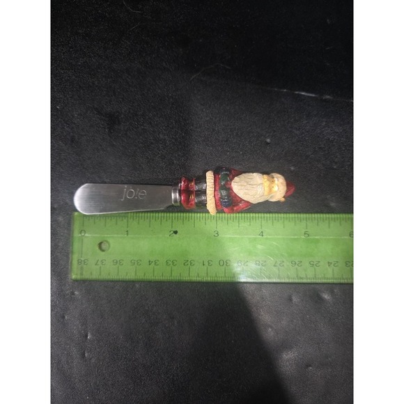 Joie Christmas Cheese Spreaders, Set of 4, Moose Snowman Toy Soldier Santa - Picture 4 of 5